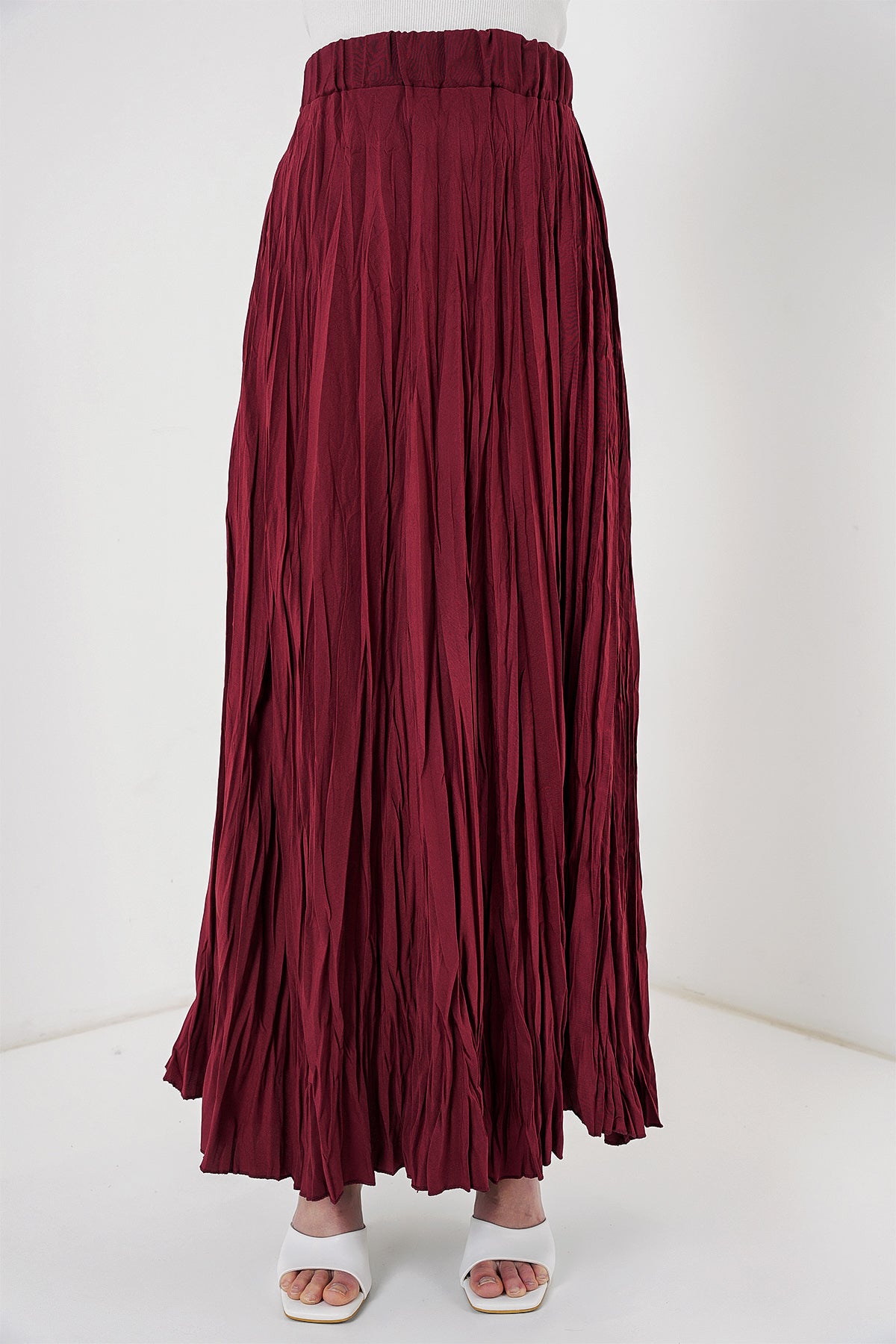 Burgundy Women Skirt