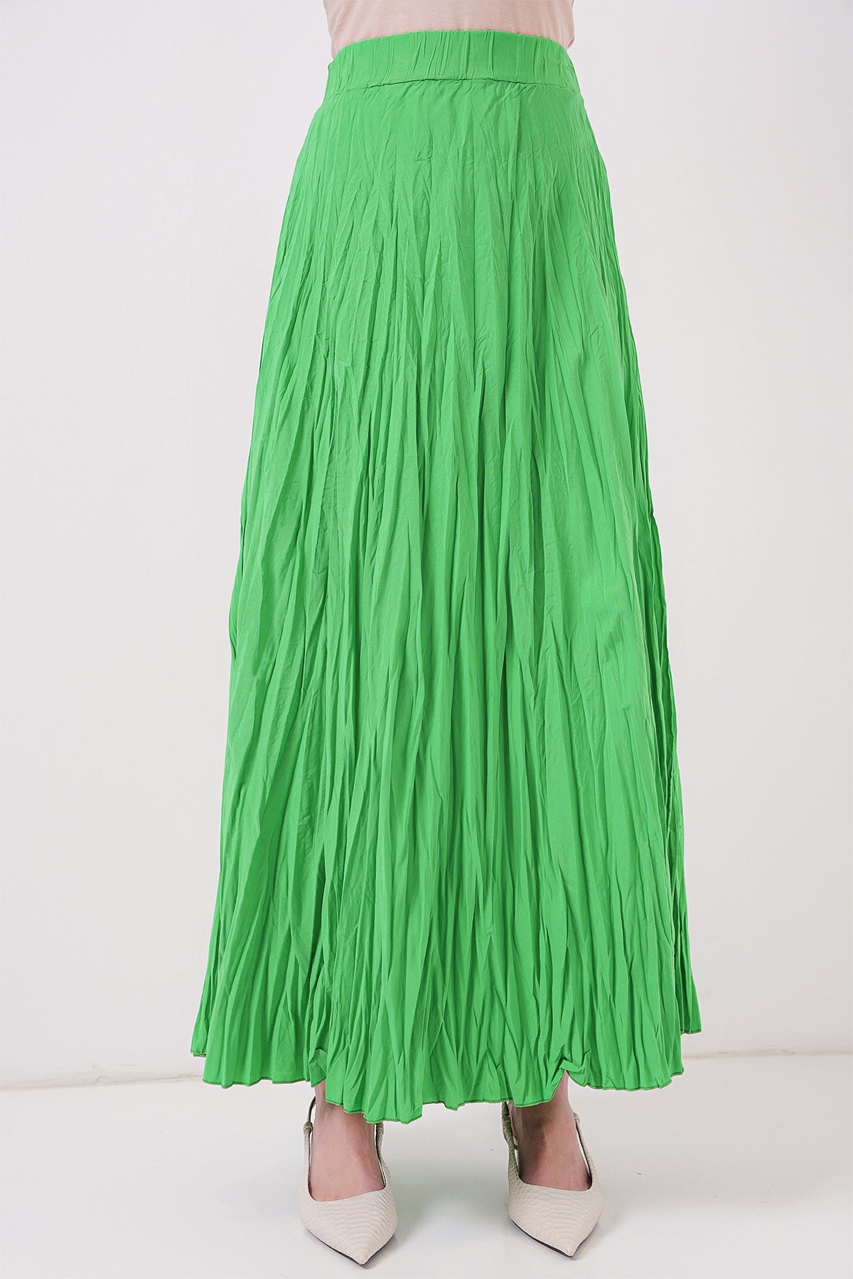 Green Women Skirt