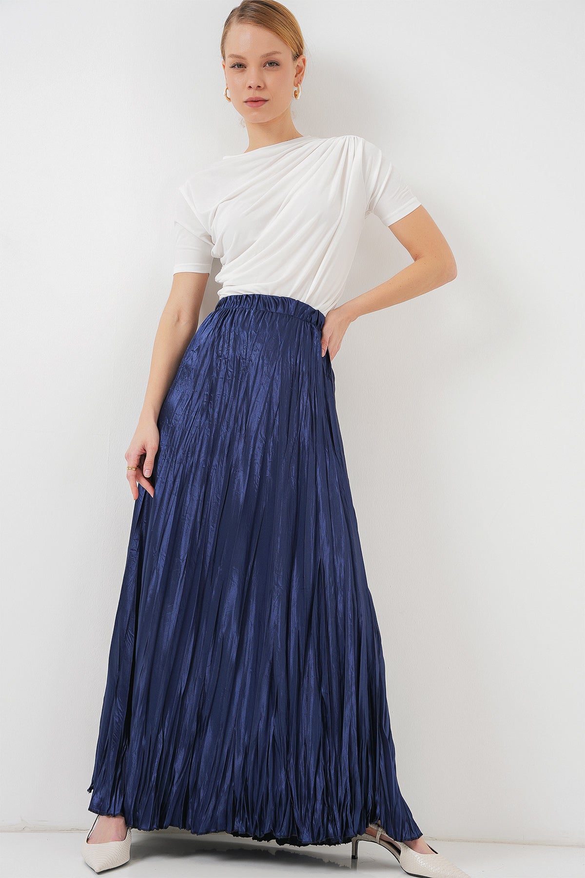 Navy Blue Women Skirt