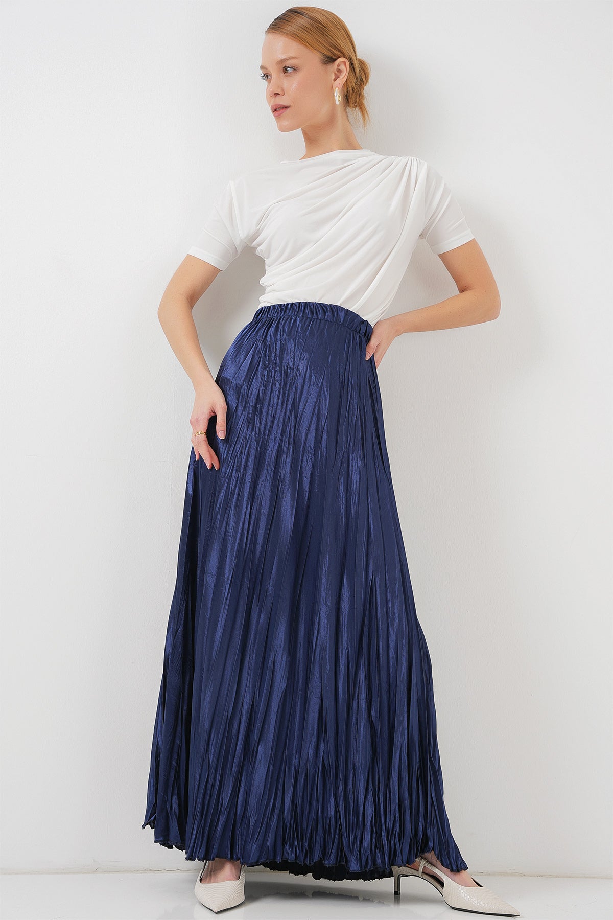 Navy Blue Women Skirt