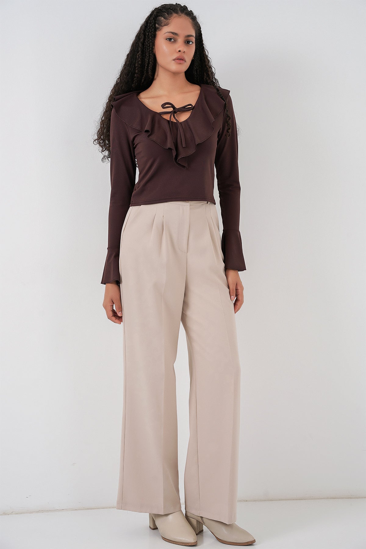 Brown Women Blouse