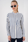 Navy Blue Women Shirt