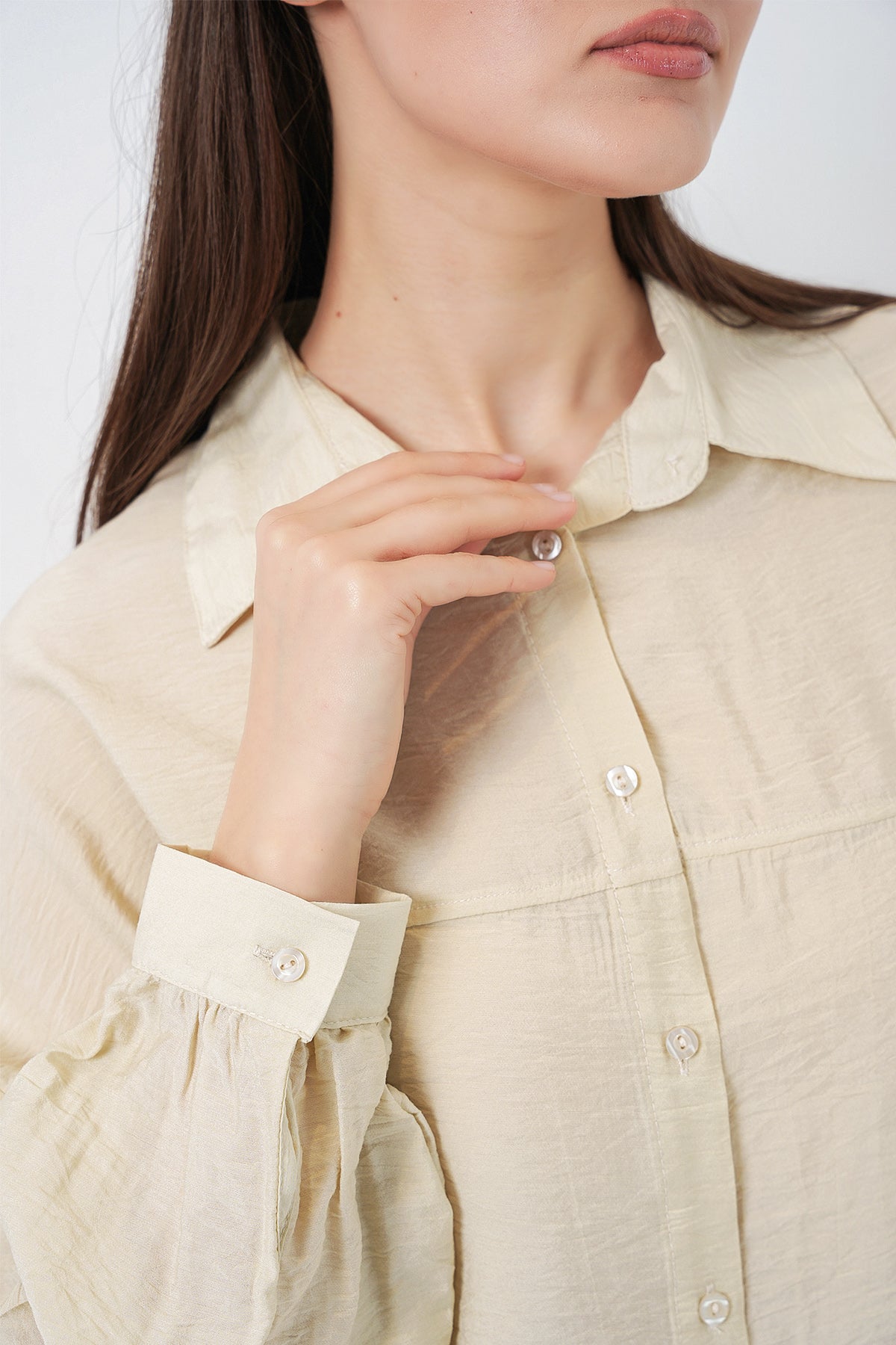 Ecru Women Shirt
