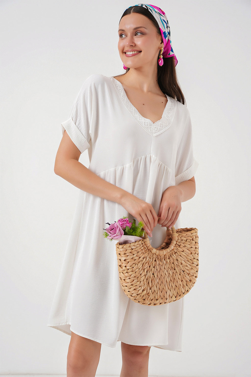 White Women Dress