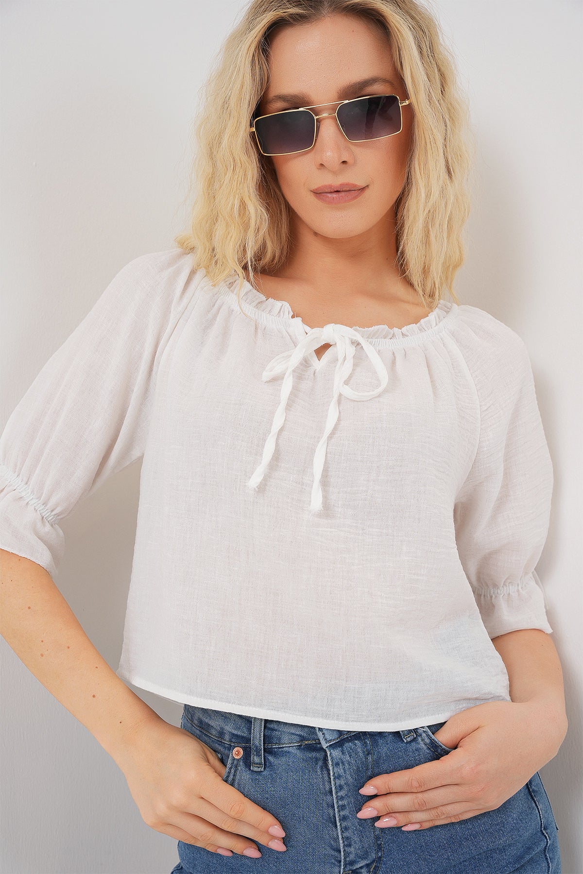 White Women Blouse