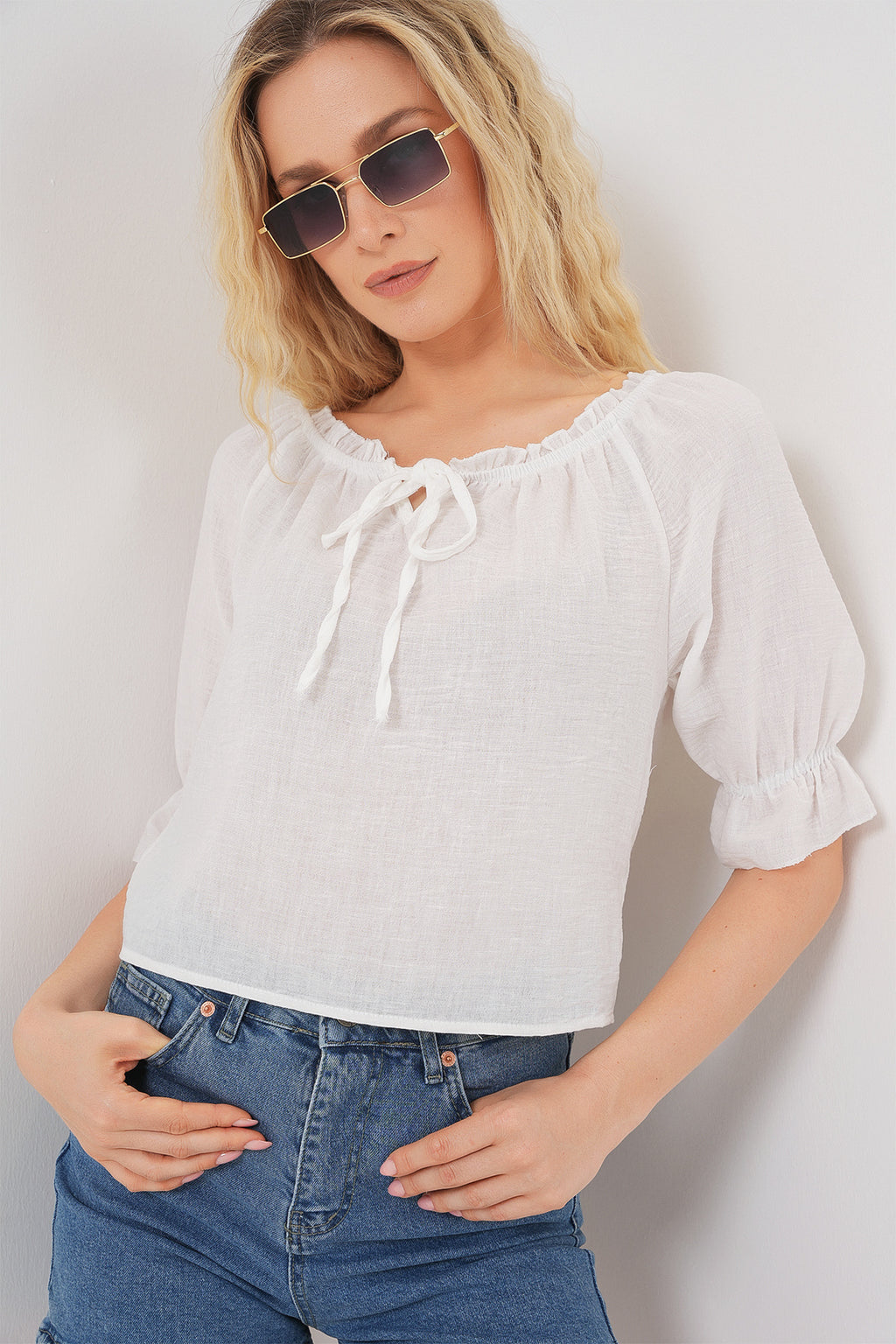 White Women Blouse
