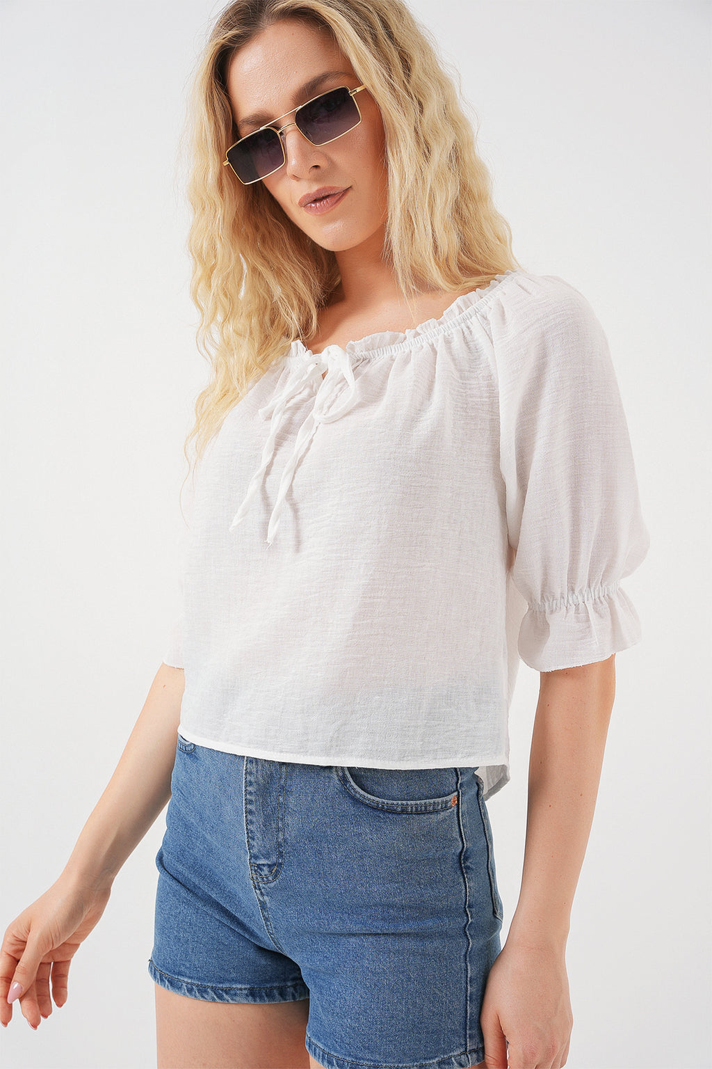 White Women Blouse