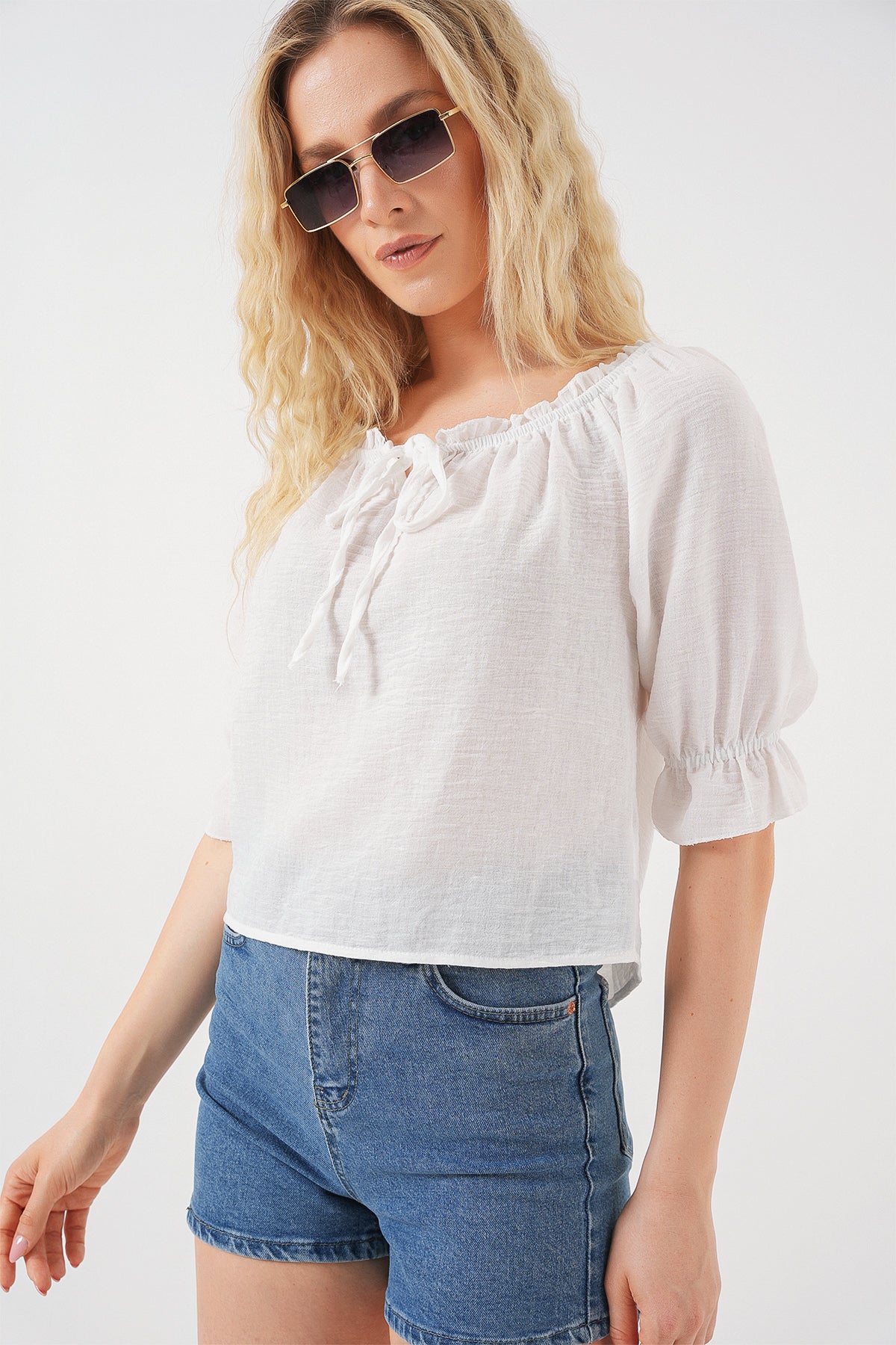 White Women Blouse