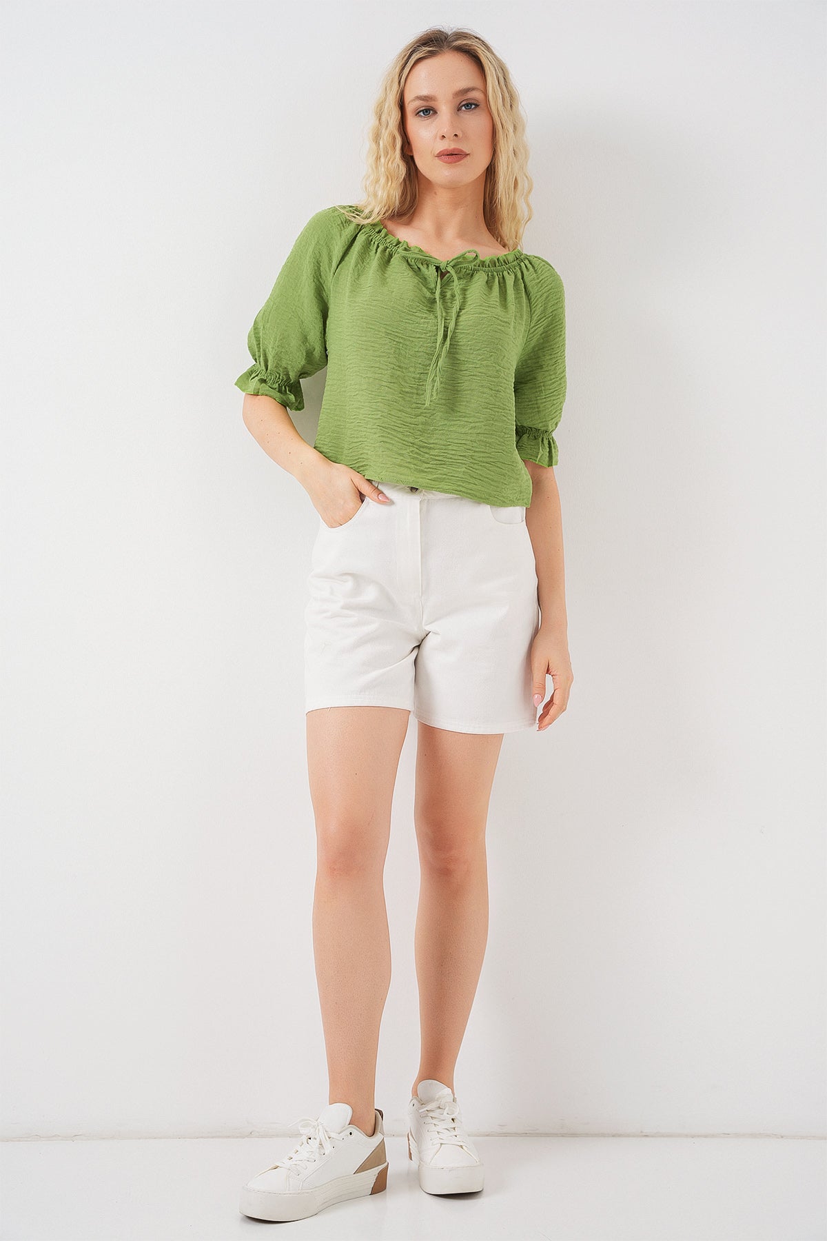 Green Women Blouse