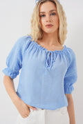 Blue Women Blouse