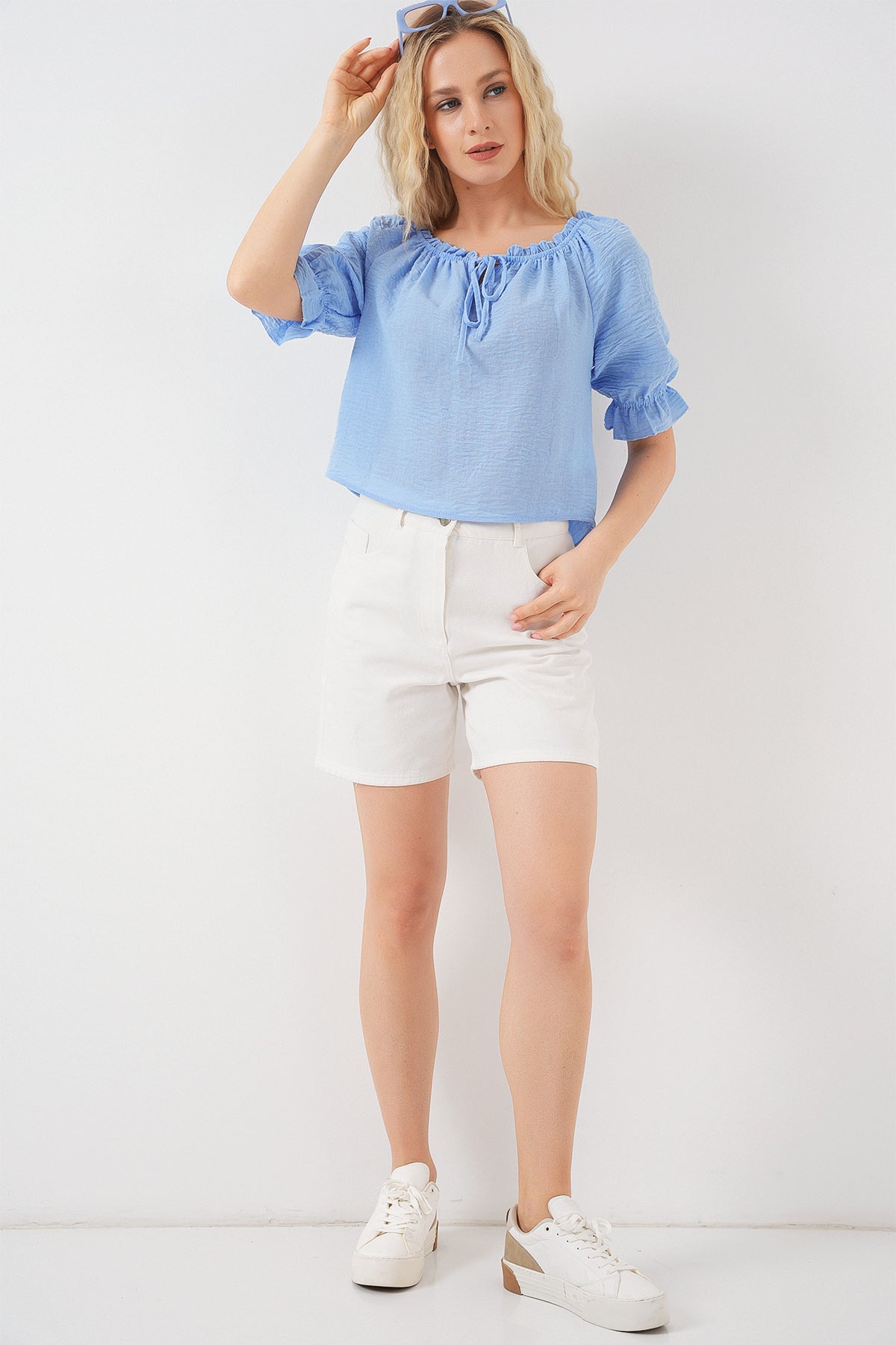 Blue Women Blouse