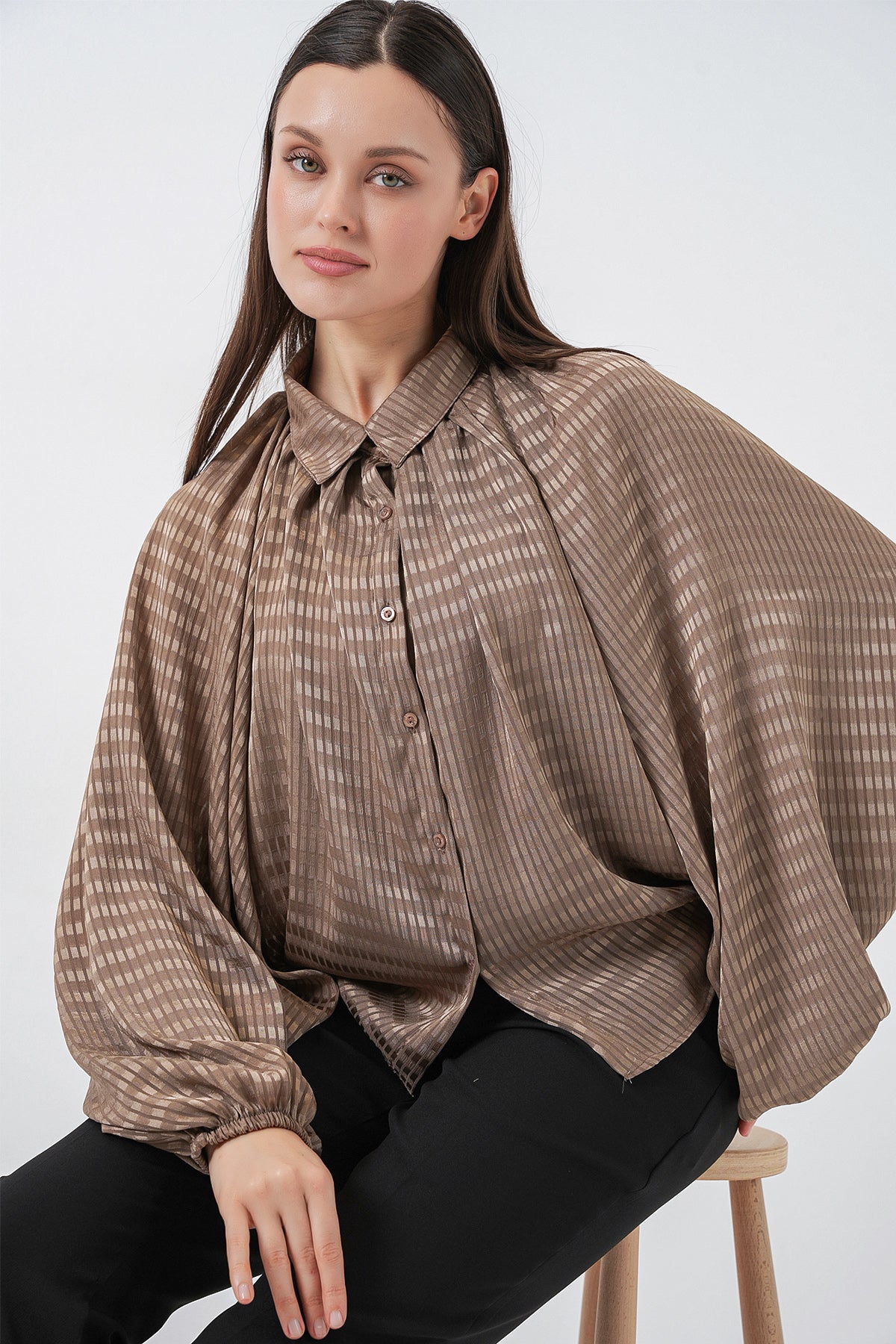 Milky Brown Women Shirt